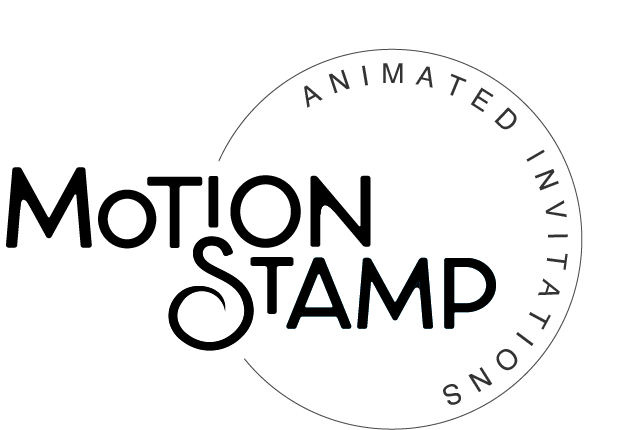 Motion Stamp Animated Invitations Logo